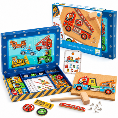 Juego De Clavos Tap Tap Vehículos De Toynamics