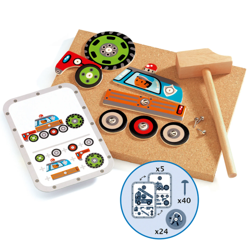Juego De Clavos Tap Tap Vehículos