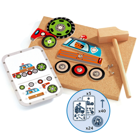 Juego De Clavos Tap Tap Vehículos