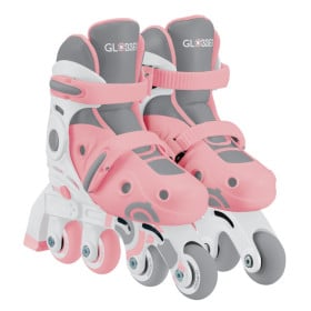 Globber Patines En Línea 2 En 1 Rosa Pastel De Toynamics