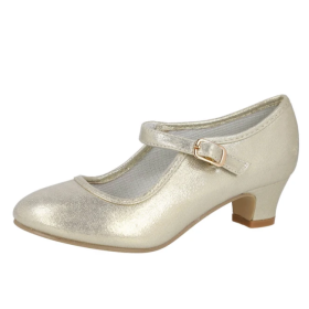 Zapato de Tacón Dorado T24/30