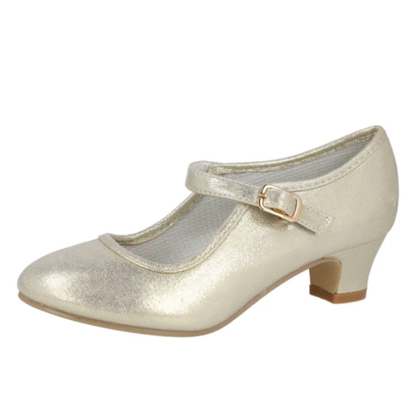 Zapato de Tacón Dorado T24/30