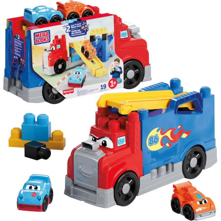 Fisher Price Camión De Carreras Con Pista Mega Bloks