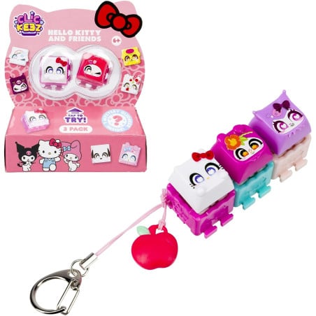 Clickeez Hello Kitty & Friends Pack de 3 De Bizak