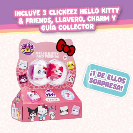 Clickeez Hello Kitty & Friends Pack de 3
