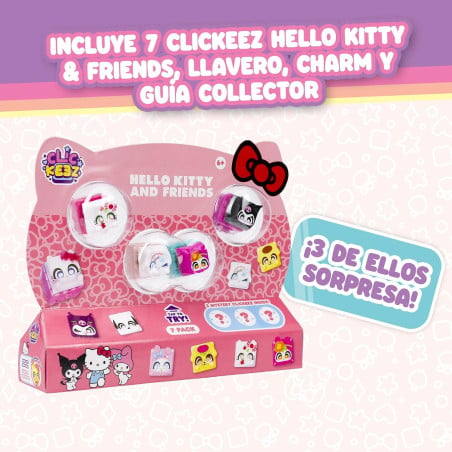 Clickeez Hello Kitty & Friends Pack de 7