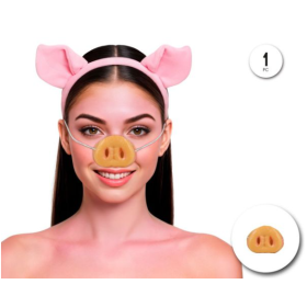 Nariz de Cerdito Postiza para Disfraz