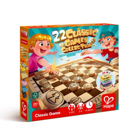 Hape Maletín 22 Juegos Clásicos