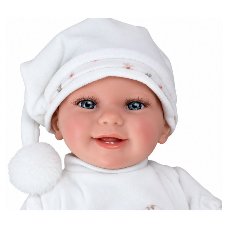 Muñeca Reborn Arias Mar Rosa de 35 cm con Cojín