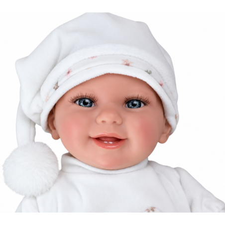 Muñeca Reborn Arias Mar Rosa de 35 cm con Cojín