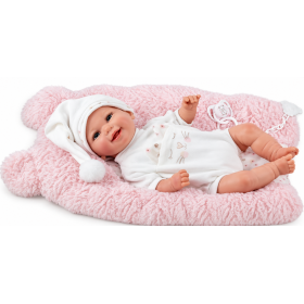Muñeca Reborn Arias Mar Rosa de 35 cm con Cojín 2