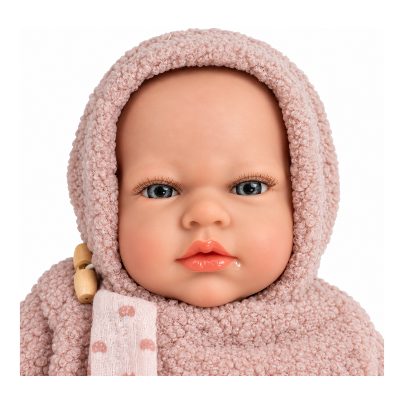 Muñeca Reborn Arias Luna Rosa de 40 cm con Manta Nido