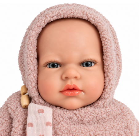 Muñeca Reborn Arias Luna Rosa de 40 cm con Manta Nido
