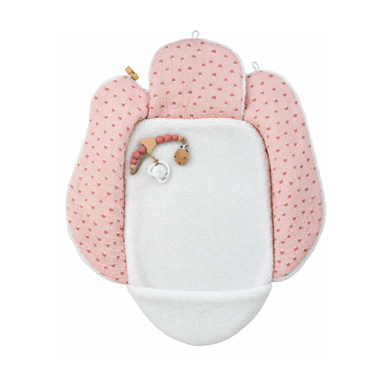 Muñeca Reborn Arias Luna Rosa de 40 cm con Manta Nido