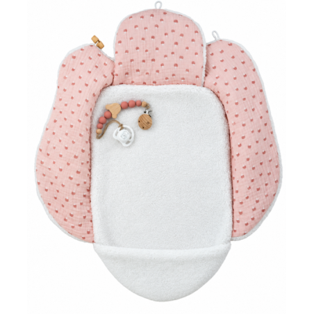 Muñeca Reborn Arias Luna Rosa de 40 cm con Manta Nido