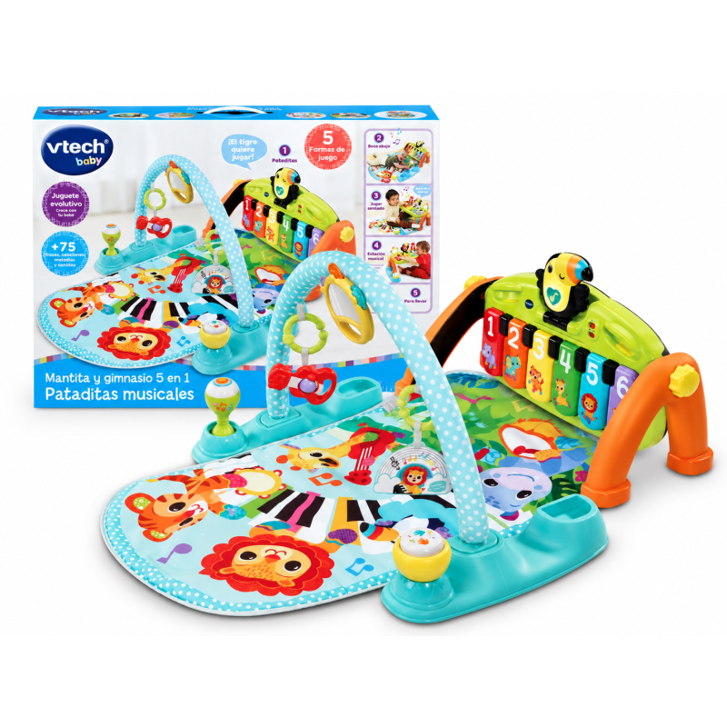 Vtech Mantita Y Gimnasio Pataditas Musicales De Vtech