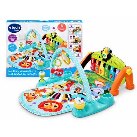 Vtech Mantita Y Gimnasio Pataditas Musicales De Vtech