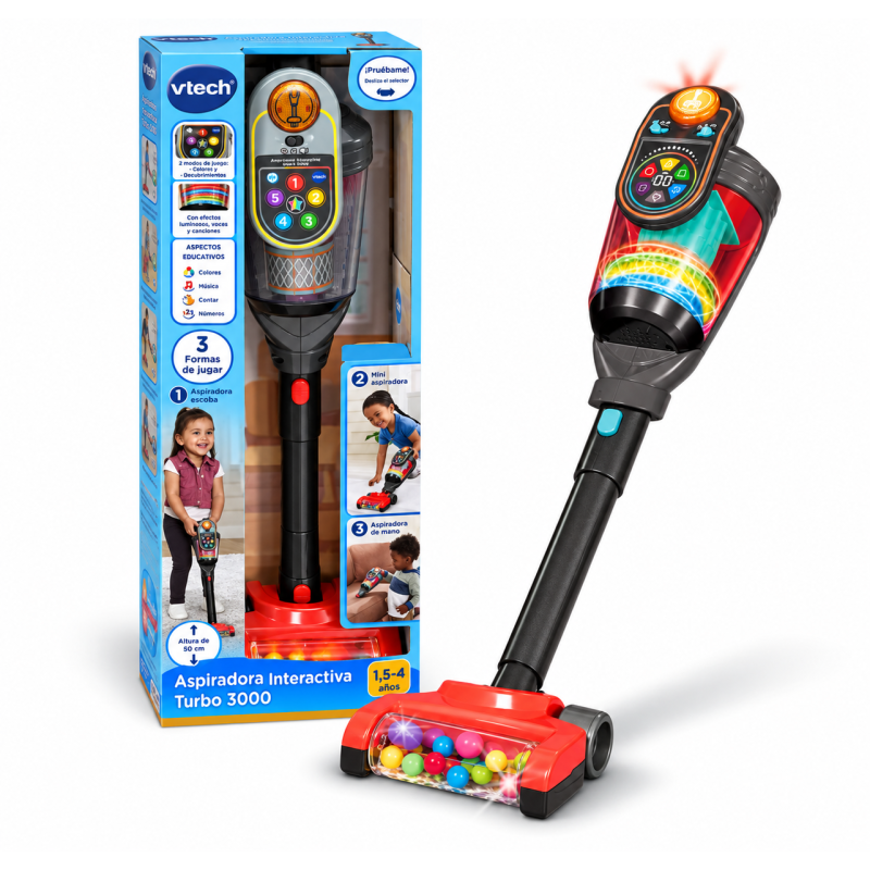 Vtech Aspiradora Interactiva Turbo 3000 De Vtech