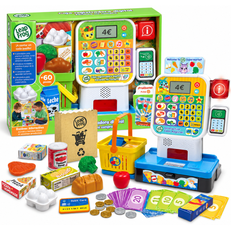Leap Frog Caja Registradora Digital Escaneo Mi Compra De Vtech