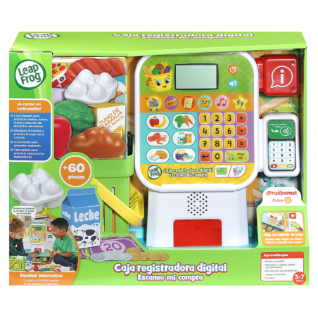 Leap Frog Caja Registradora Digital Escaneo Mi Compra