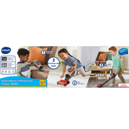 VTech Aspiradora Interactiva Turbo 3000