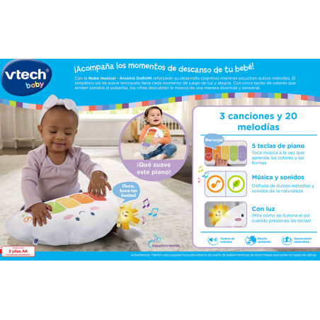 VTech Nube Musical Arcoíris DoReMi