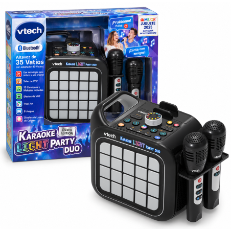 VTech Karaoke Light Party Duo Silver Edition De Vtech