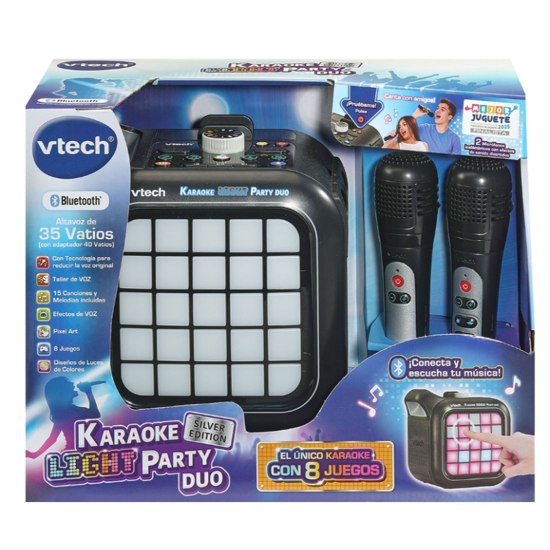 VTech Karaoke Light Party Duo Silver Edition