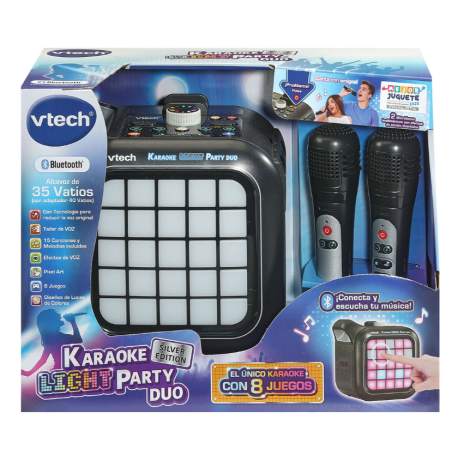 VTech Karaoke Light Party Duo Silver Edition