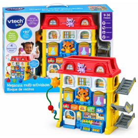 VTech Megacasa Multi-Actividades Bloque Vecinal Vecinos Y Amigos De Vtech