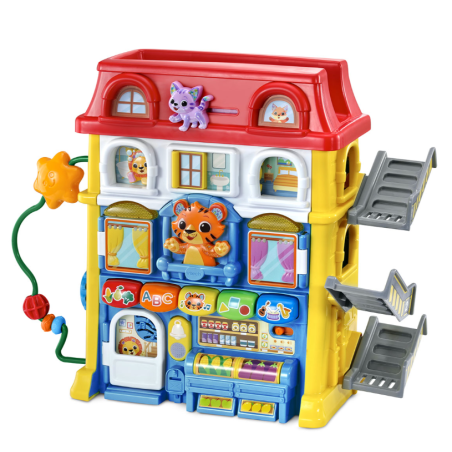 VTech Megacasa Multi-Actividades Bloque Vecinal Vecinos Y Amigos