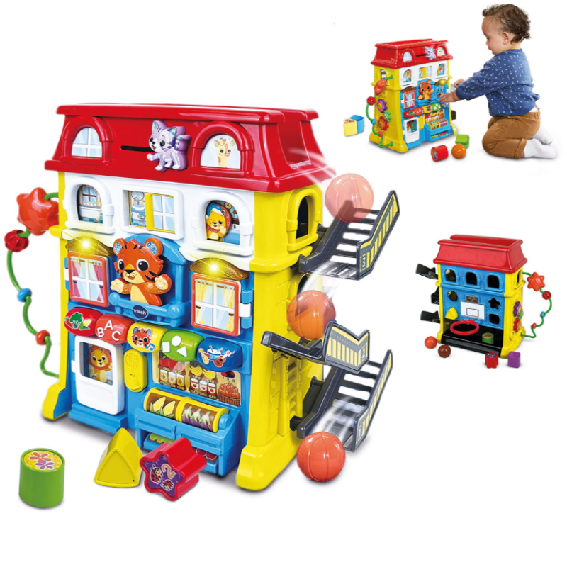 VTech Megacasa Multi-Actividades Bloque Vecinal Vecinos Y Amigos