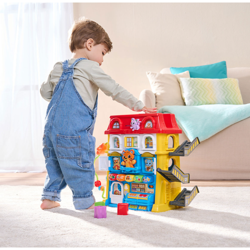 VTech Megacasa Multi-Actividades Bloque Vecinal Vecinos Y Amigos