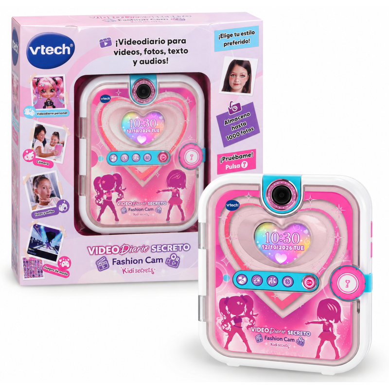 VTech KidiSecrets Video Diario Secreto Fashion Cam De Vtech
