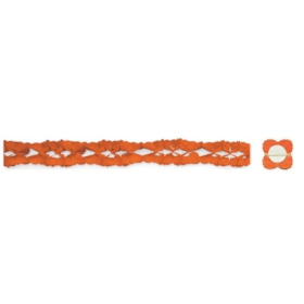 Guirnalda de Papel Naranja 4 M