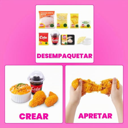 Zuru Slime Mart Cesta De La Compra Pequeña Comida Rápida Serie 2
