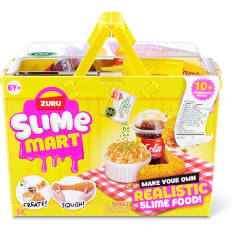 Zuru Slime Mart Cesta De La Compra Pequeña Comida Rápida Serie 2