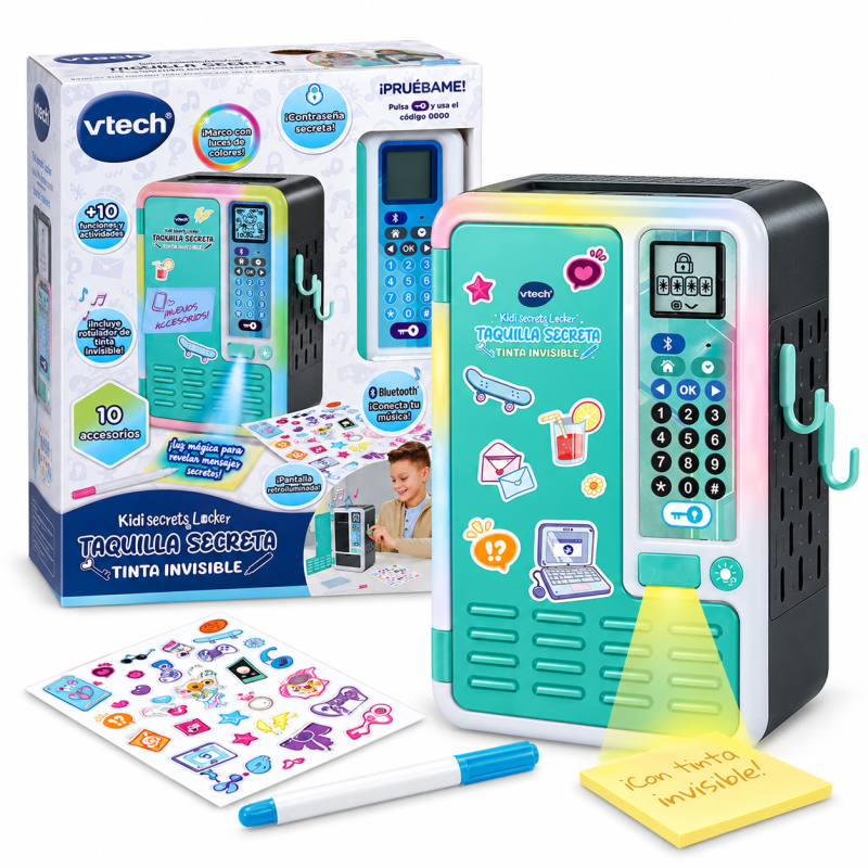 VTech KidiSecrets Locker Taquilla Secreta Tinta Invisible De Vtech