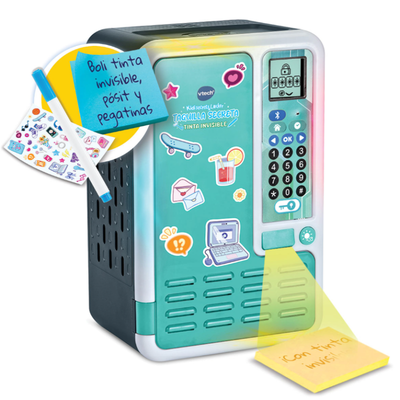 VTech KidiSecrets Locker Taquilla Secreta Tinta Invisible Verde