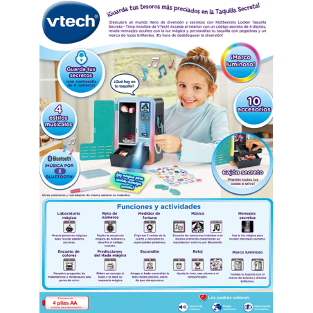 VTech KidiSecrets Locker Taquilla Secreta Tinta Invisible Verde