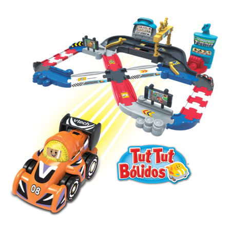 VTech Circuito De Carreras Tut Tut Bólidos Con Rayo Monoplaza