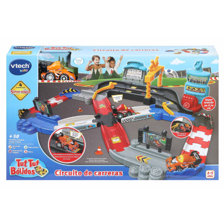 VTech Circuito De Carreras Tut Tut Bólidos Con Rayo Monoplaza
