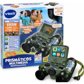 VTech Prismáticos Multimedia Naturaleza Y Aventura Camuflaje De Vtech