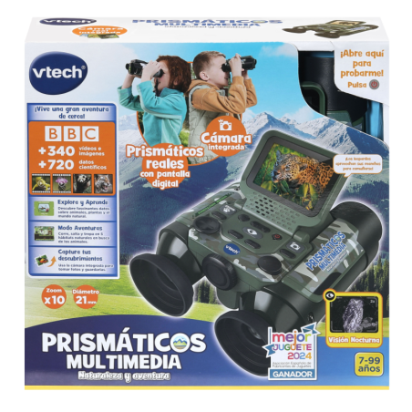 VTech Prismáticos Multimedia Naturaleza Y Aventura Camuflaje
