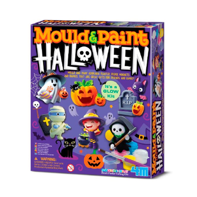 Moldea Y Pinta Escayola De Halloween 4M