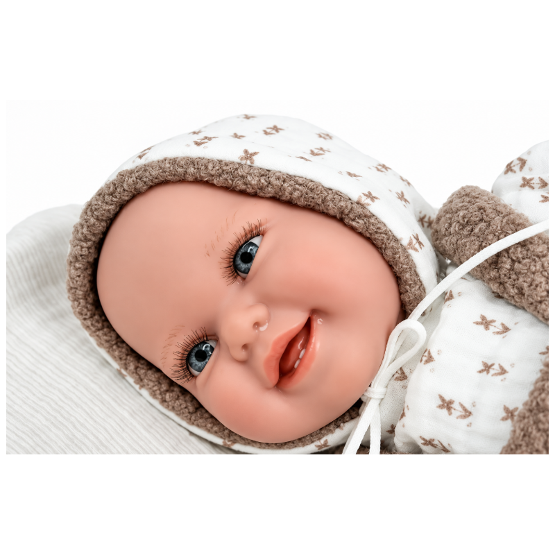 Muñeco Elegance Arias Babyto Marrón de 35 cm...