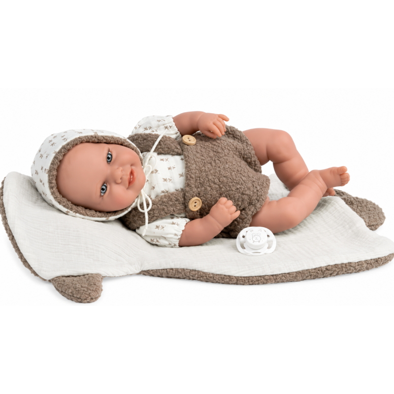 Muñeco Elegance Arias Babyto Marrón de 35 cm...