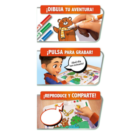 Crayola Story Creator Pizarra Parlante para Crear Historias