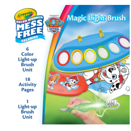 Pincel Mágico con Luz Patrulla Canina Crayola Color Wonder