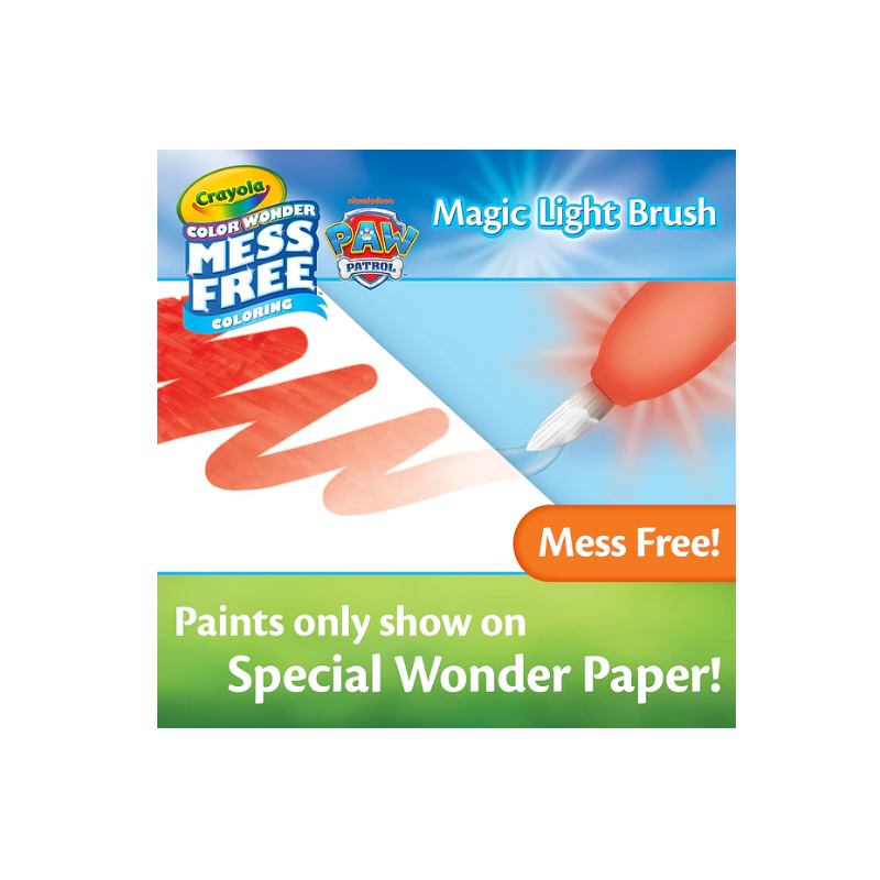 Pincel Mágico con Luz Patrulla Canina Crayola Color Wonder